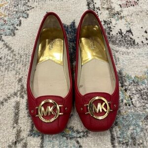 Michael Kors Red Women's Flats Size 7